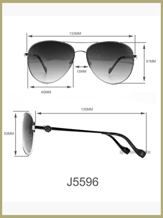 Metal Aviator Sunglasses with UV400 Protection, Lightweight Frame main image 7